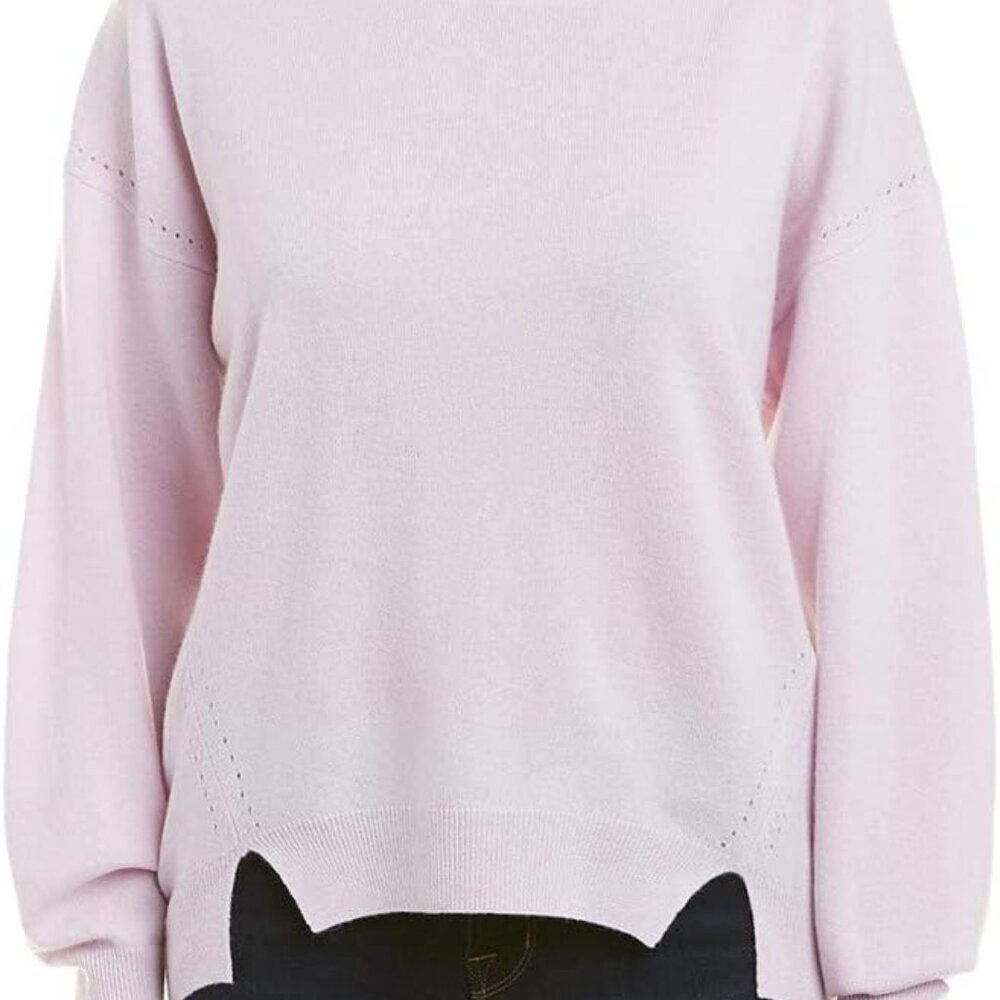 Joie Wool Split Hem Pullover - /Pink - image 1